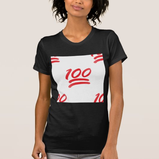 honderd emoji t-shirt (Voorkant)