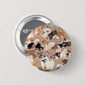 Honderd foto van Ito Jakuchu Ronde Button 5,7 Cm (Voorkant /achterkant)