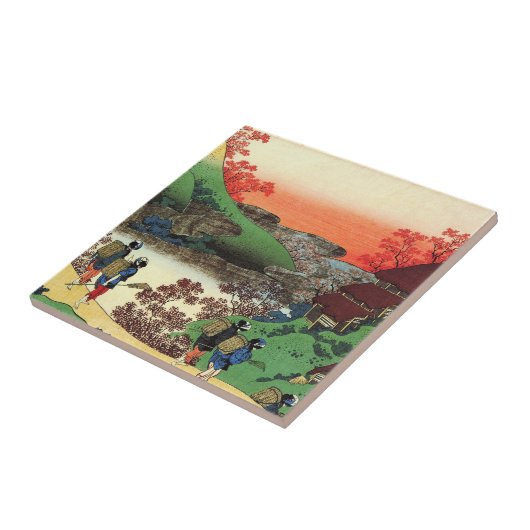 Honderd gedichten van de Nurse Hokusai Tegeltje (Zijkant)