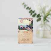 Honderd gedichten van de Nurse Hokusai Visitekaartje (Staand voorkant)