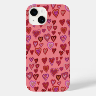 Honderd hart Case-Mate iPhone 14 hoesje