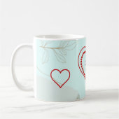 Honderd hart, koffiemok (Links)