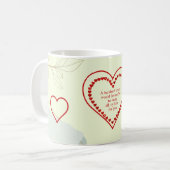 Honderd hart, koffiemok (Voorkant links)