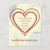 Honderd hart, Valentijn Briefkaart (Voorkant)