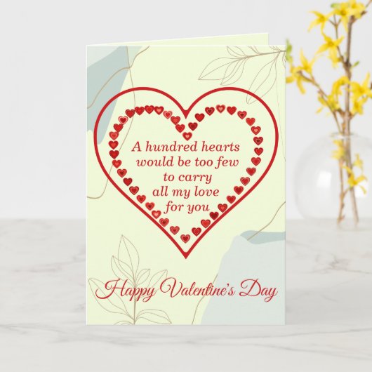Honderd hart, Valentin Kaart (Gele Bloem)
