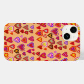 Honderd harten Hoesje-Mate iPhone case (Achterkant (horizontaal))