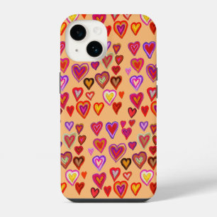 Honderd harten Hoesje-Mate iPhone case 14 Hoesje