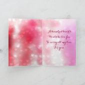 Honderd harten rode en roze Valentijn Feestdagen Kaart (Binnen)