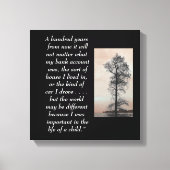 Honderd jaar - Canvas kunst print (Voorkant)