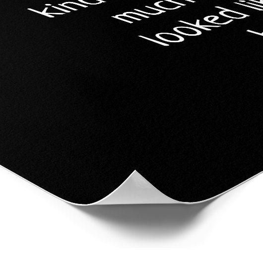 Honderd jaar vanaf nu - grote poster (Hoek)