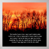 Honderd jaar vanaf nu - grote poster (Voorkant)