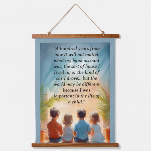 Honderd jaar vanaf nu  hangend wandkleed (Voorkant)