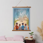 Honderd jaar vanaf nu  hangend wandkleed (Slaapkamer)