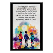 Honderd jaar vanaf nu perfect poster (Voorkant)