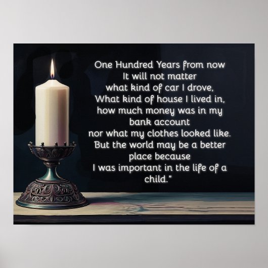 Honderd jaar vanaf nu.... poster (Voorkant)