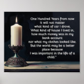 Honderd jaar vanaf nu… poster (Voorkant)