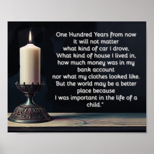 Honderd jaar vanaf nu… poster (Voorkant)