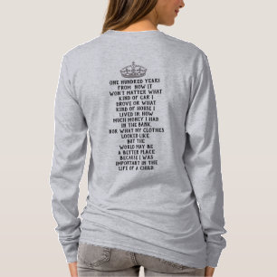 Honderd jaar vanaf nu --- T-shirt