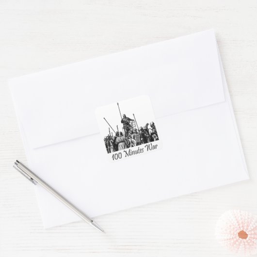Honderd minuten oorlog, Sir Doug Sticker (Envelop)