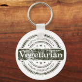 Honderd procent vegetariër sleutelhanger (Voorkant)