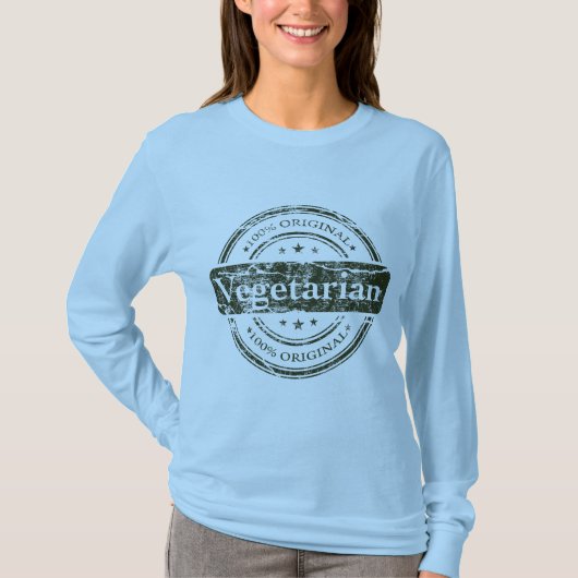 Honderd procent vegetariër t-shirt (Voorkant)