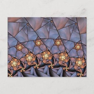 honderd zonnebanken briefkaart