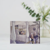 Honderdaangeboorte kerk tijdens de eredienst. briefkaart (Staand voorkant)