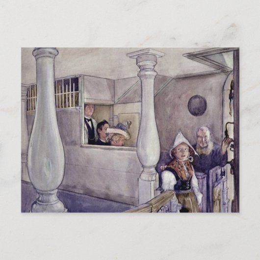 Honderdaangeboorte kerk tijdens de eredienst. briefkaart (Voorkant)