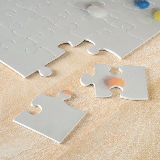 honderdduizenden mensen verspreiden legpuzzel (Zijkant)