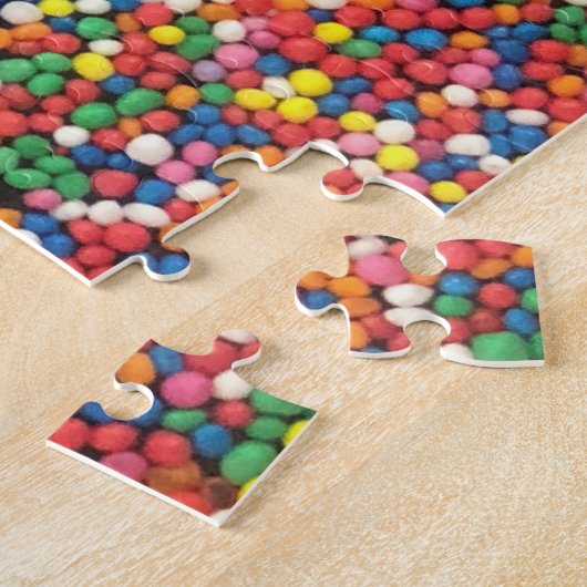 honderdduizenden zwarte vloeren legpuzzel (Zijkant)