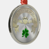 Honderden Duizenden en verwelkomt Metalen Ornament (Rechts)