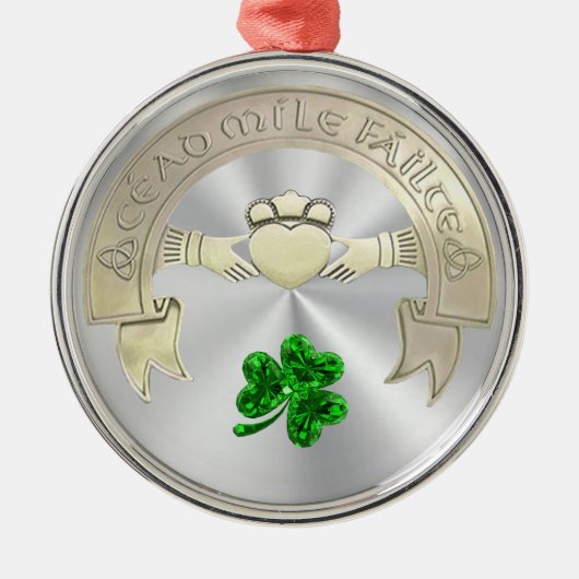 Honderden Duizenden en verwelkomt Metalen Ornament (Voorkant)