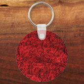 Honderden mooie rode rozen sleutelhanger (Voorkant)