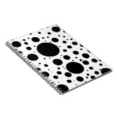 Honderden Zwarte Stip en Cirkels in Variërende Notitieboek (Rechterzijde)