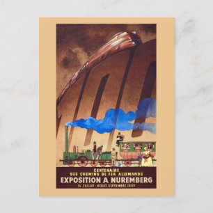 Honderdjarig bestaan van de Duitse Spoorwegen Vint Briefkaart