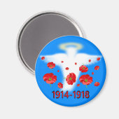 Honderdjarig einde van de Eerste Wereldoorlog Magneet (Voorkant / Achterkant)