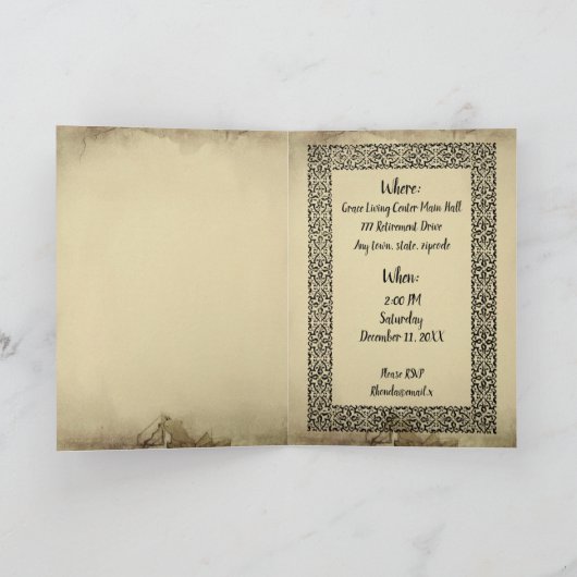 Honderdjarige Antieke Verhaalboek Pagina 100e Verj (Binnen)