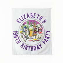 Honderdste verjaardag Wandtapijt Vieren