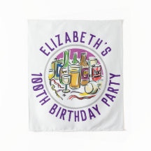 Honderdste verjaardag wandtapijt viering