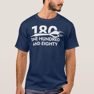 Honderdtachtig Dart Darts 180 drievoudig T-shirt
