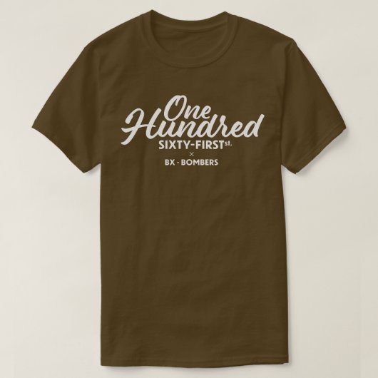 Honderdzestigste witte T-shirt (Design voorkant)