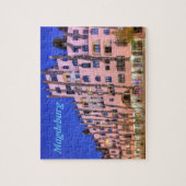 Hondertwasser op Magdeburg foto Legpuzzel (Verticaal)