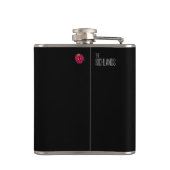 hondfles met drank heupfles (Achterkant)