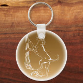 Hondhond Sleutelhangers Hunting Hondenliefhebber S (Voorkant)