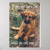 hondjas poster (Voorkant)