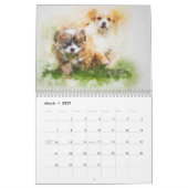 Hondje 2027 kalender (Mar 2027)