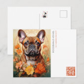 Hondje aankondiging briefkaart (Voorkant / Achterkant)