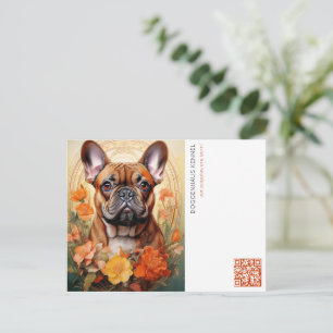Hondje aankondiging briefkaart