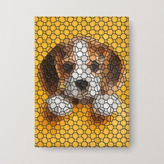 Hondje, Beagle, huisdier Button (Voorkant)