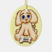 Hondje Bot Keramisch Ornament (Rechts)